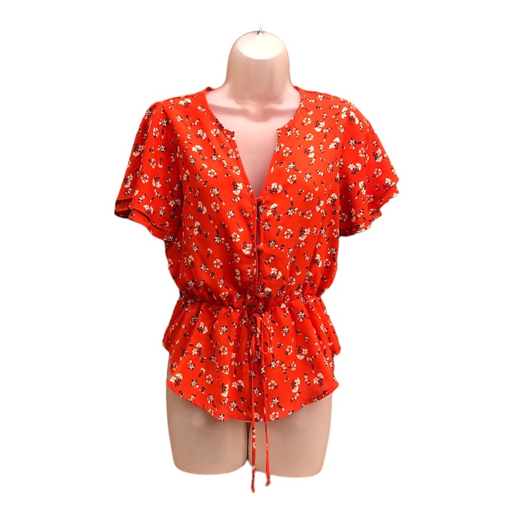 Sienna Sky Floral Feminine Summer Blouse